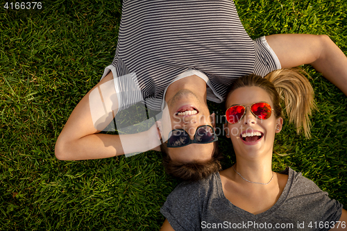 Image of Relaxing in the park