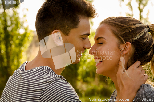 Image of Perfect moment for a kiss