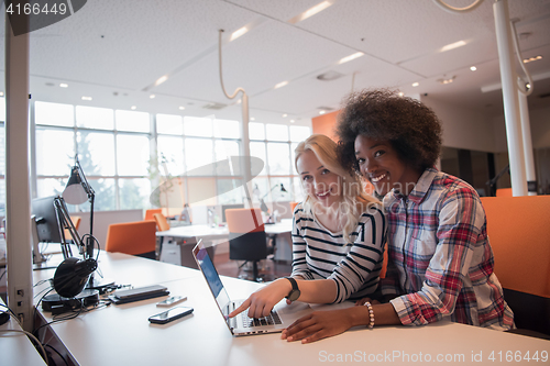 Image of Multiethnic startup business team