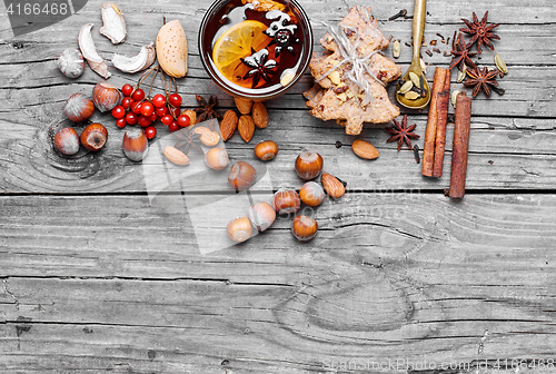 Image of Mulled wine with spices