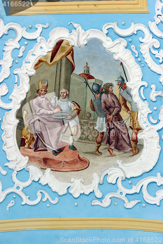 Image of Pontius Pilate washes his hands