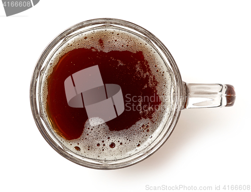 Image of beer on white background