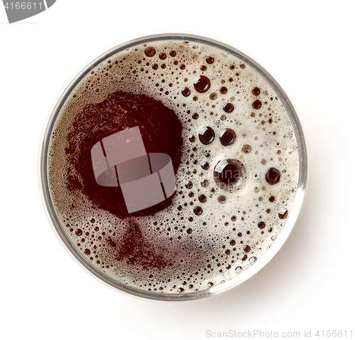 Image of glass of dark beer