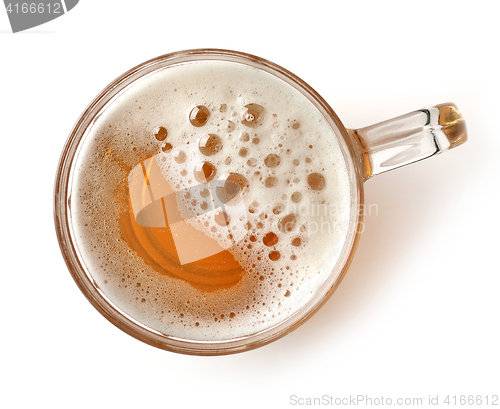 Image of beer on white background