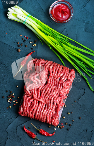 Image of raw minced meat