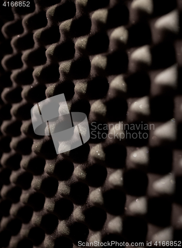 Image of foam rubber acoustic material