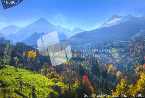 Image of Autumn in Pyrenees Mountains