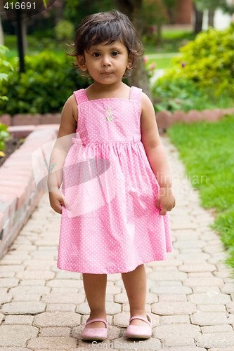 Image of Happy, smiling east Indian girl