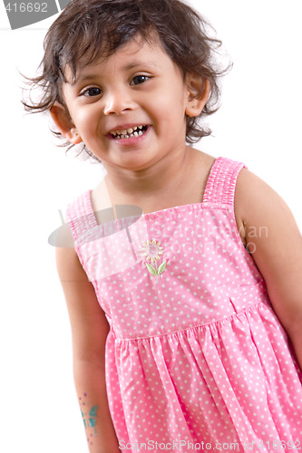 Image of Little girl smiling