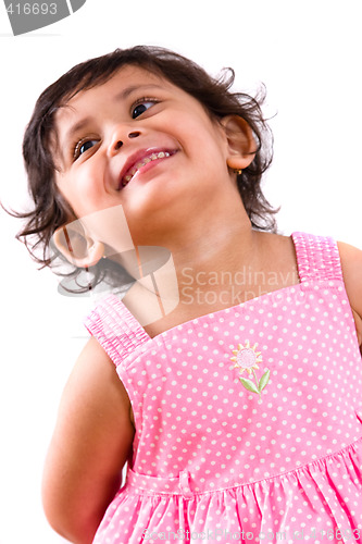 Image of Little girl smiling