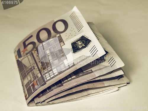 Image of Vintage Euro note