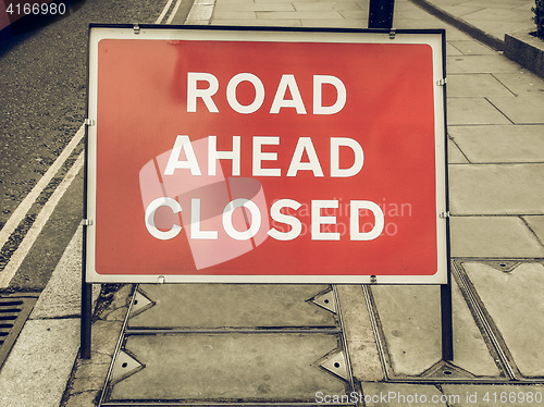 Image of Vintage looking A sign