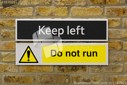 Image of Keep Left Sign