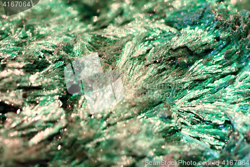 Image of green malachite minerals 