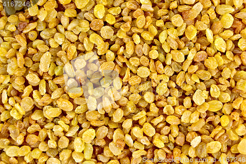 Image of Raisins yellow texture