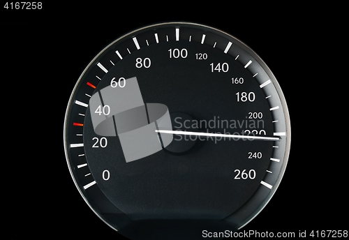 Image of Speedometer of a car