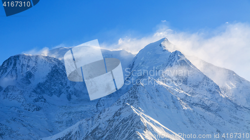 Image of Blizzard on Mont Blanc