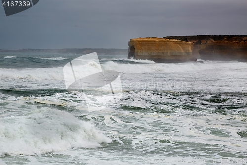 Image of Stormy Waves Breaking