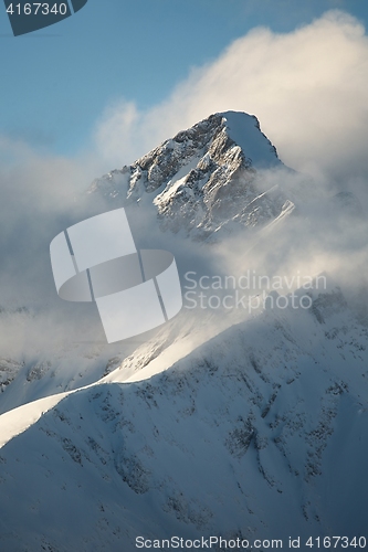 Image of Mountains with clouds