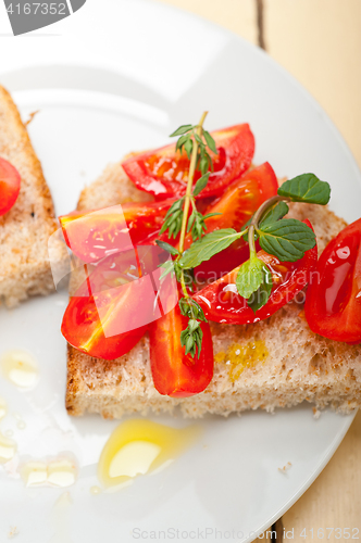 Image of Italian tomato bruschetta