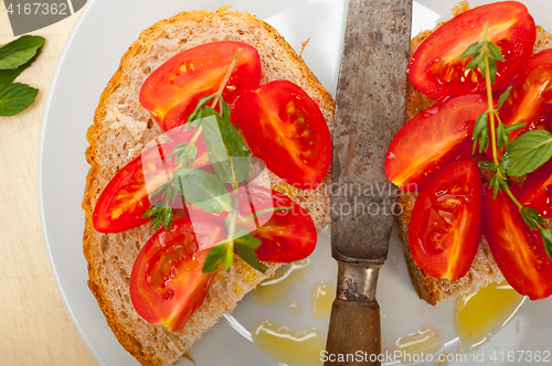 Image of Italian tomato bruschetta