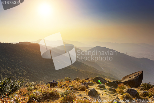 Image of Tai Mo Shan sunset