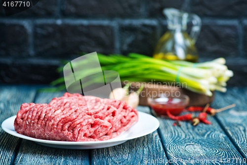 Image of raw minced meat