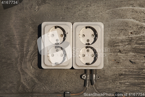 Image of Electric Socket Closeup