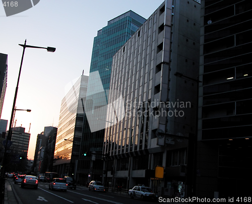 Image of Dusk Among The Buildings