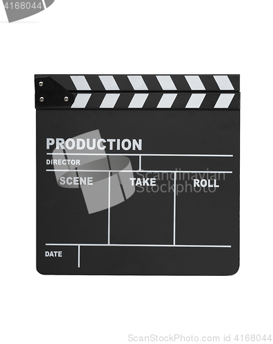 Image of Clapperboard isolated