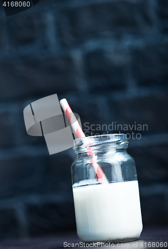 Image of milk in glass