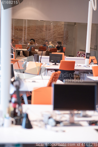 Image of Multiethnic startup business team on meeting
