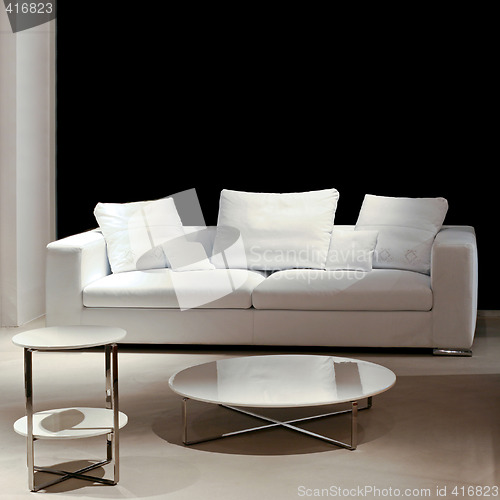 Image of Sofa and table