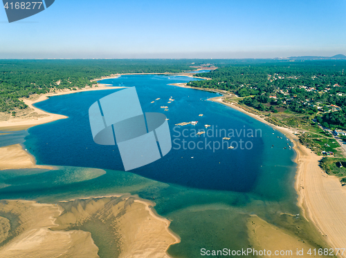 Image of Aerial View Lagoa de Albufeira