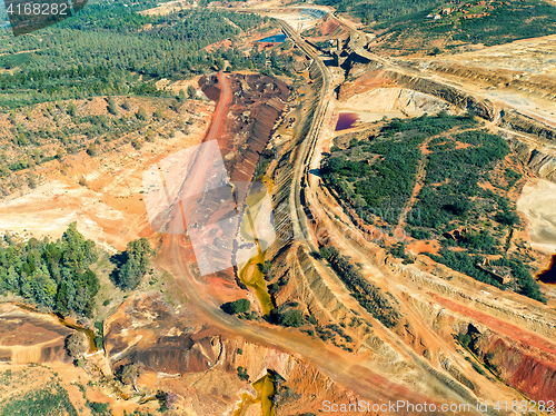 Image of Abandoned Old Copper Extraction Sao Domingos Mine