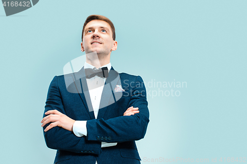 Image of Portrait of handsome and elegant business man