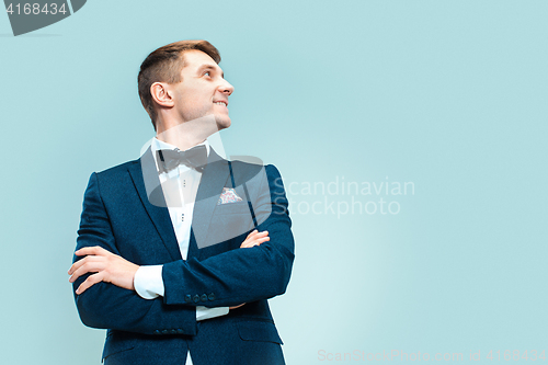 Image of Portrait of handsome and elegant business man