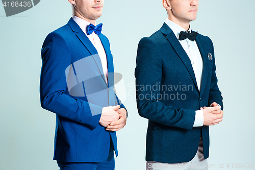 Image of Portrait of handsome and elegant business men