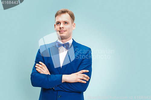 Image of Portrait of handsome and elegant business man