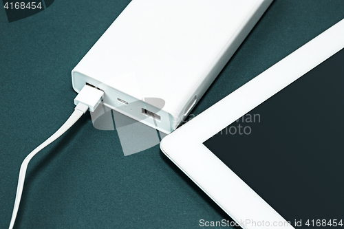 Image of Power bank and laptop