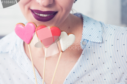 Image of Lips and hearts