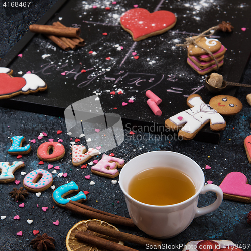 Image of Lips and hearts