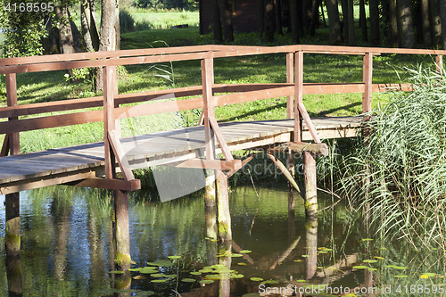 Image of old wooden bridge