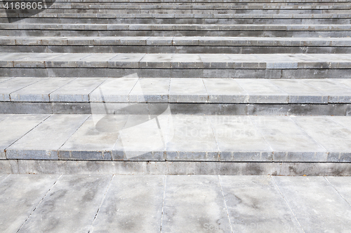 Image of wide concrete steps