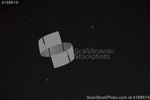 Image of night sky with orion