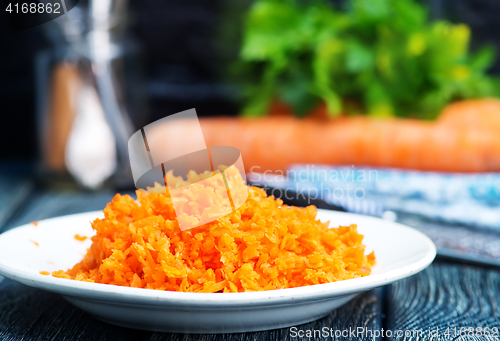Image of carrot on plate