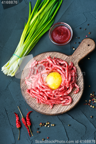 Image of raw minced meat