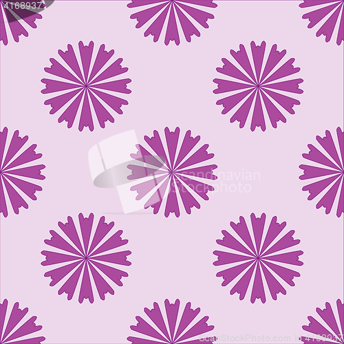 Image of Seamless pattern with flowers