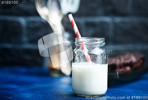 Image of milk in glass