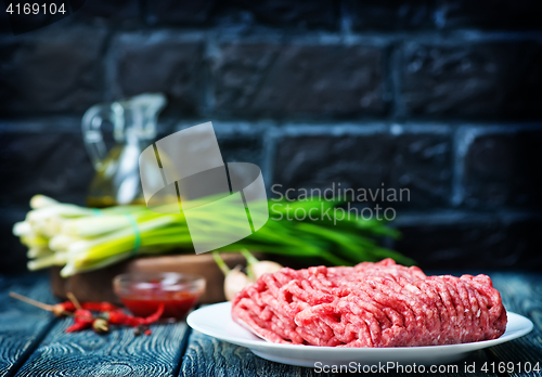 Image of raw minced meat